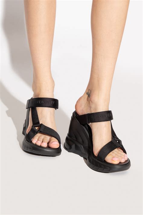 givenchy sandaòs hight|givenchy wedge sandals.